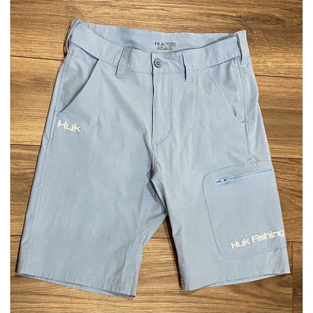 HUK Fishing Shorts Next Level Cargo Quick Dry Men's 10.5" Inseam Size S